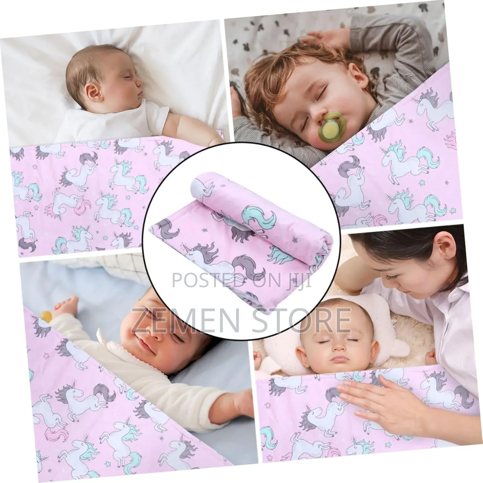 4pcs Soft Cotton Flannel Baby Receiving Blankets