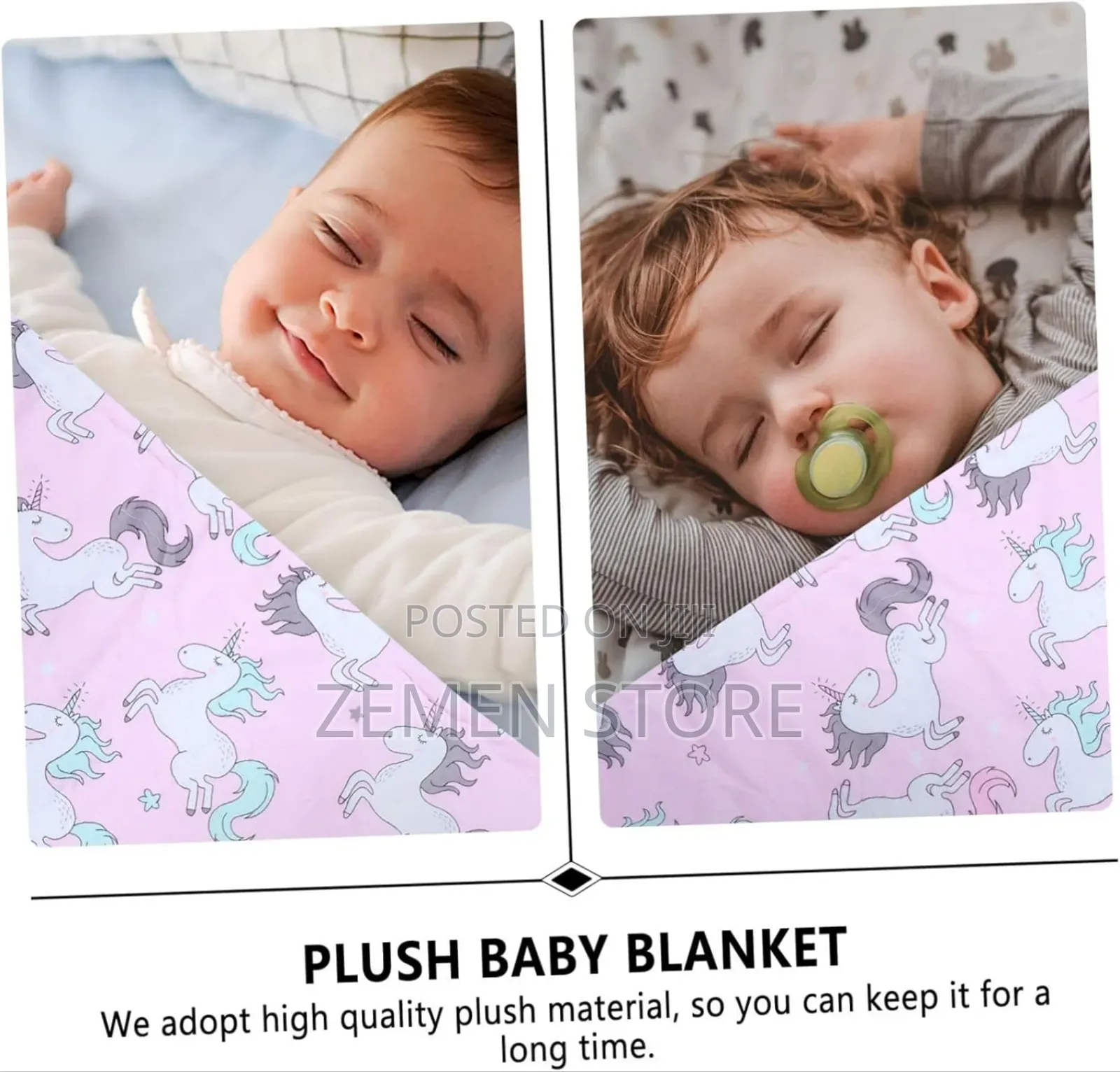 4pcs Soft Cotton Flannel Baby Receiving Blankets