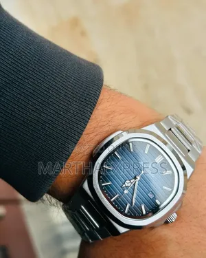 Swiss Certified Poedagar Luxury Silver Blue Wrist Watch