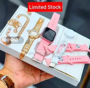 Mini Smart Watch + 5-in-1 Diamond Jewellery Combo! 