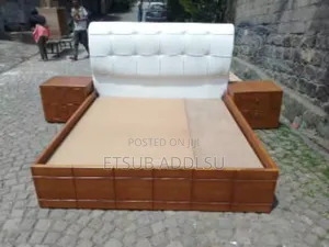አልጋ በ MDF እና በ ታፒሴሪ የተሰራ 1.80
