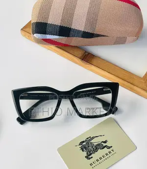 Burberry Transparent Lens Unisex Model Sunglasses