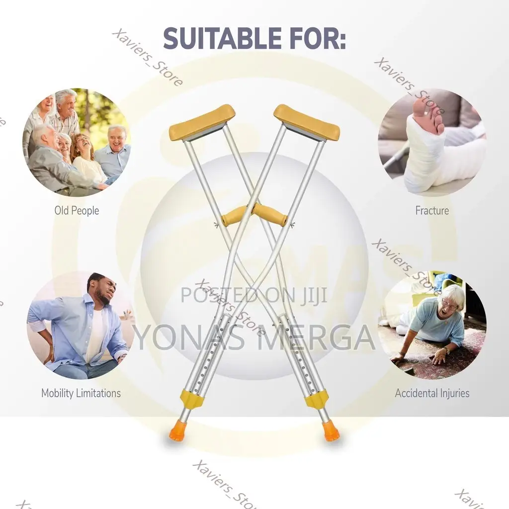 Crutches Under Arm Adjustable Adult Tall甾crutches 5’10-6’6
