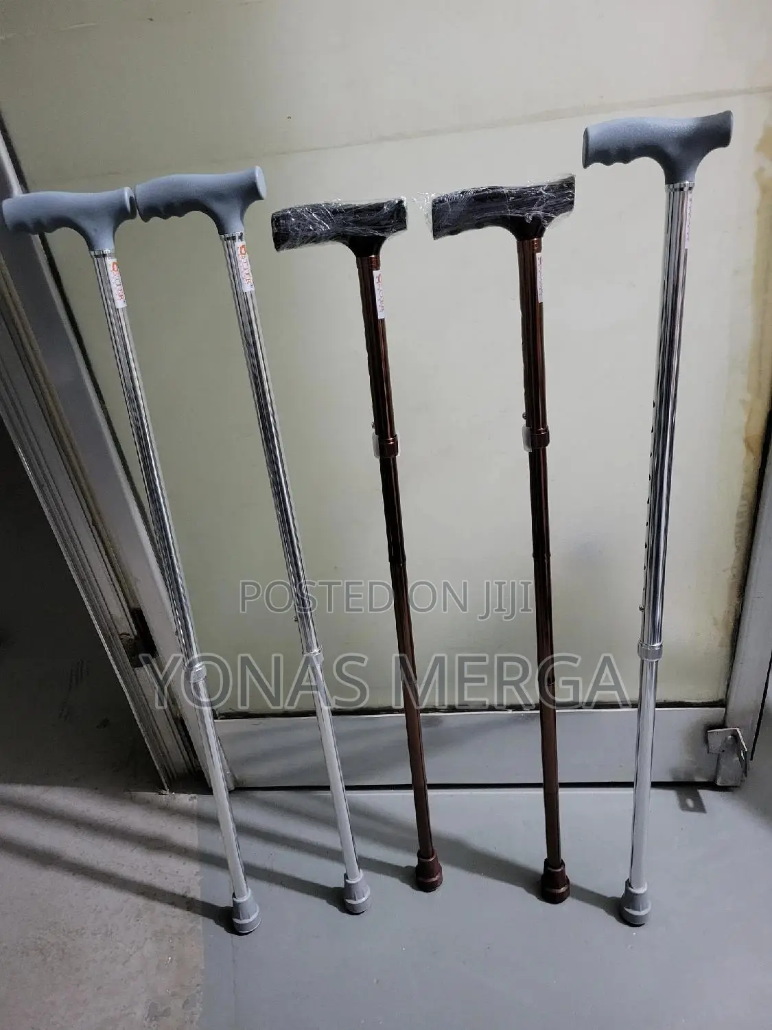 Adjustable Height Strong Aluminium Body老walking Stick胤ከዘራ