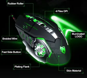 Wired Gaming Mouse - Rainbow Glare, Dpi Shifting