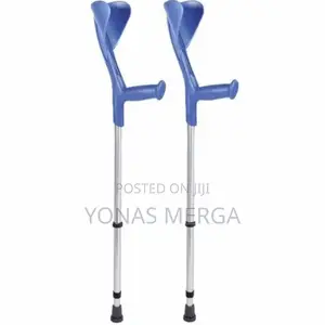 New Elbow Crutches With Soft Handle For The Right/Left Hand