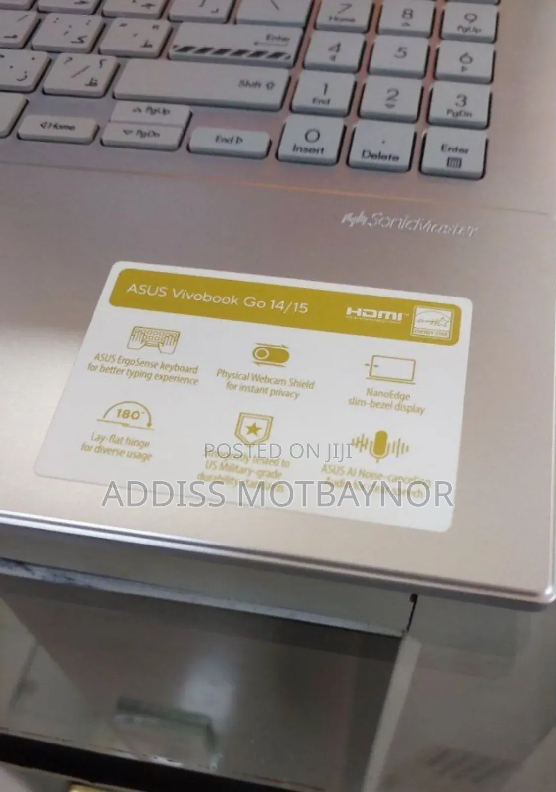 New Laptop Asus VivoBook 15 X505BA 8GB Intel Core I3 SSD 256GB