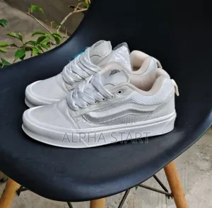 #Vans #Knu Skool "Grey White" #Low Shoes for Men's