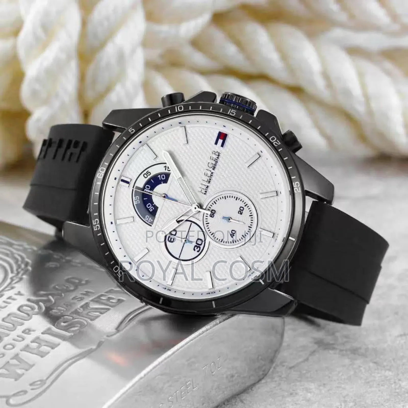 Tommy Hilfiger Chronograph Silicon Strap Mens Watches
