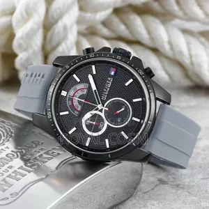 Tommy Hilfiger Chronograph Silicon Strap Mens Watches