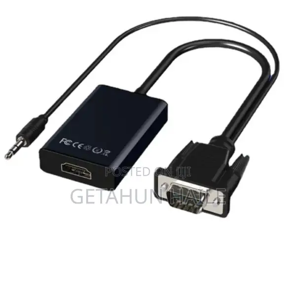 Vga to Hdmi (Vga Male to Hdmi Female Audio Video Converter )