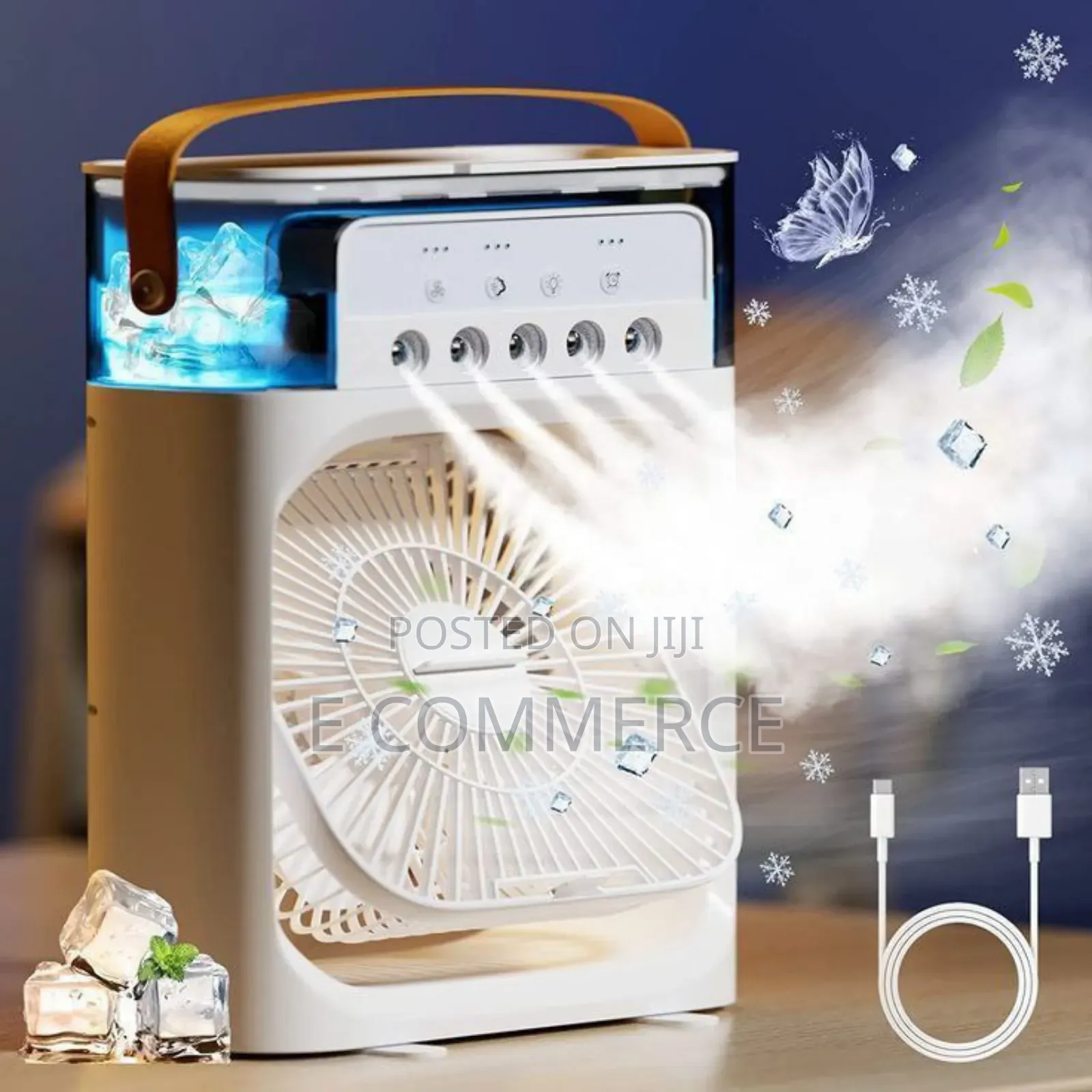 Dual Use Air Cooler Fan And Humidifier