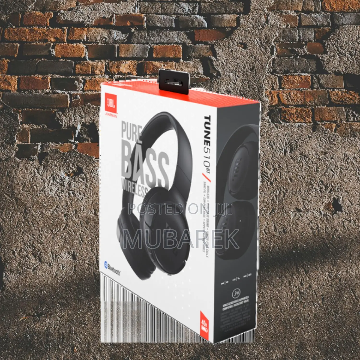 JBL Tune 510bt Gentle Wireless on-Ear Headphones