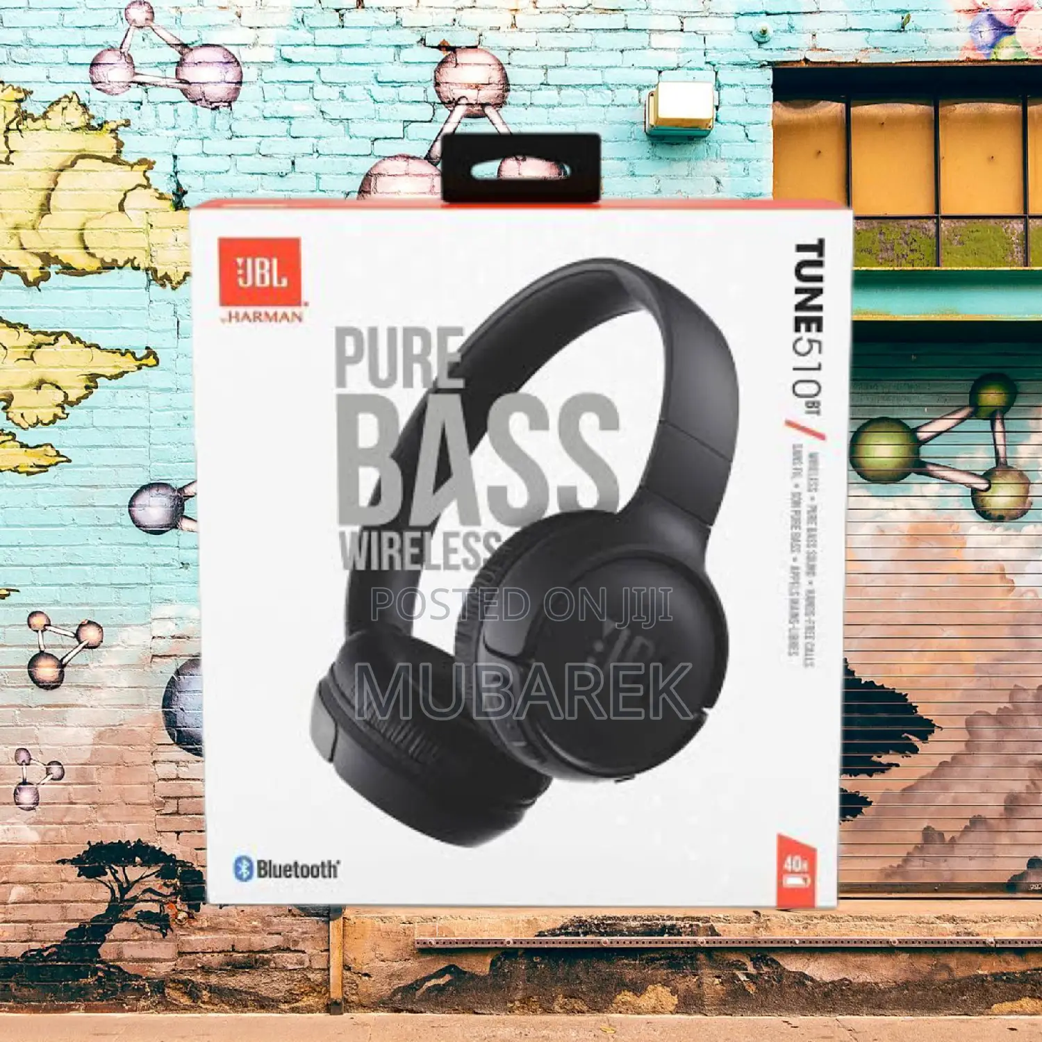 JBL Tune 510bt Gentle Great for Sports and Workouts