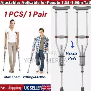 Crutches Walking Sticks虛pair of Universal Crutches巡kranch