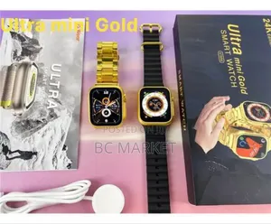Golden Look Double Band Smart Watch