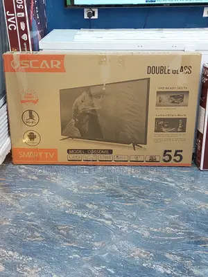 Oscar 55 Inch Smart Uhd Tv Double Glass Smart Android Tv
