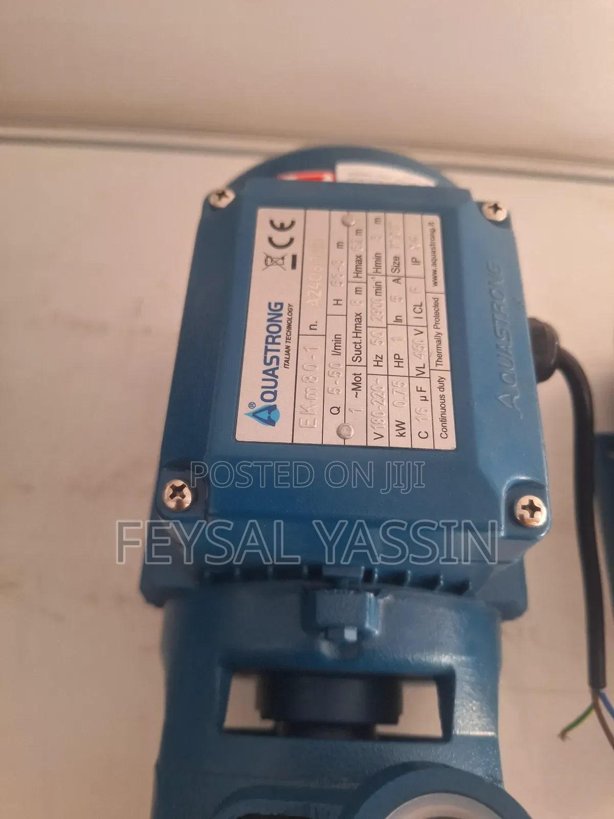 Aquastrong Pump 0.5 and 1hp Italy Standard Original Pump