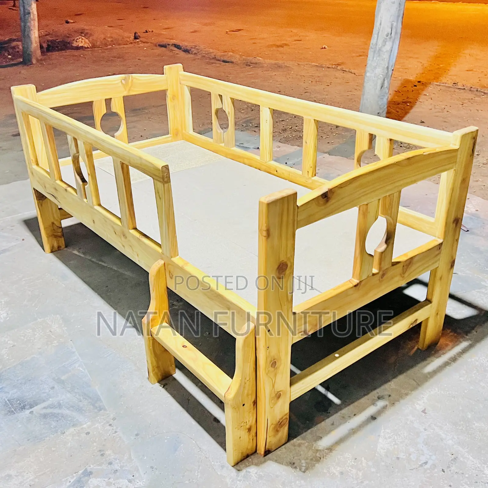 Handmade Wooden Kids’ Bed by Natan Furniture
