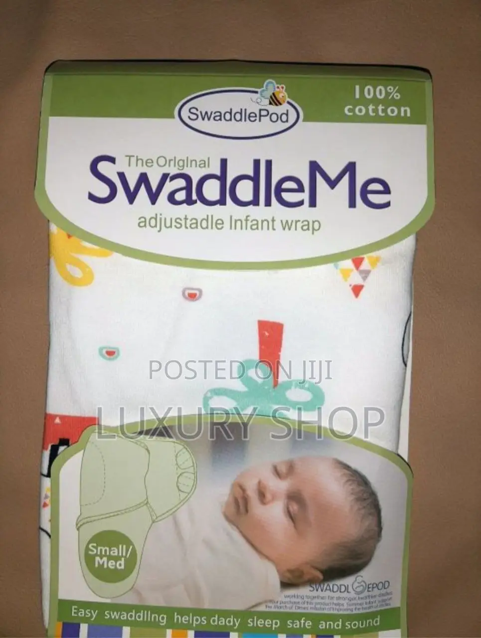 Baby Swaddle Adjustable Infant
የጨቅላ ሕጻናት መጠቅለያ