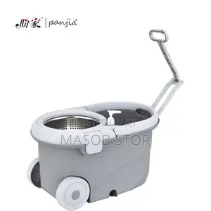 Spin Mop 360° Microfiber Mop / ከጠንካራ የተሰራ ባሊዉ የራሱ መጭመቂያ ያለው