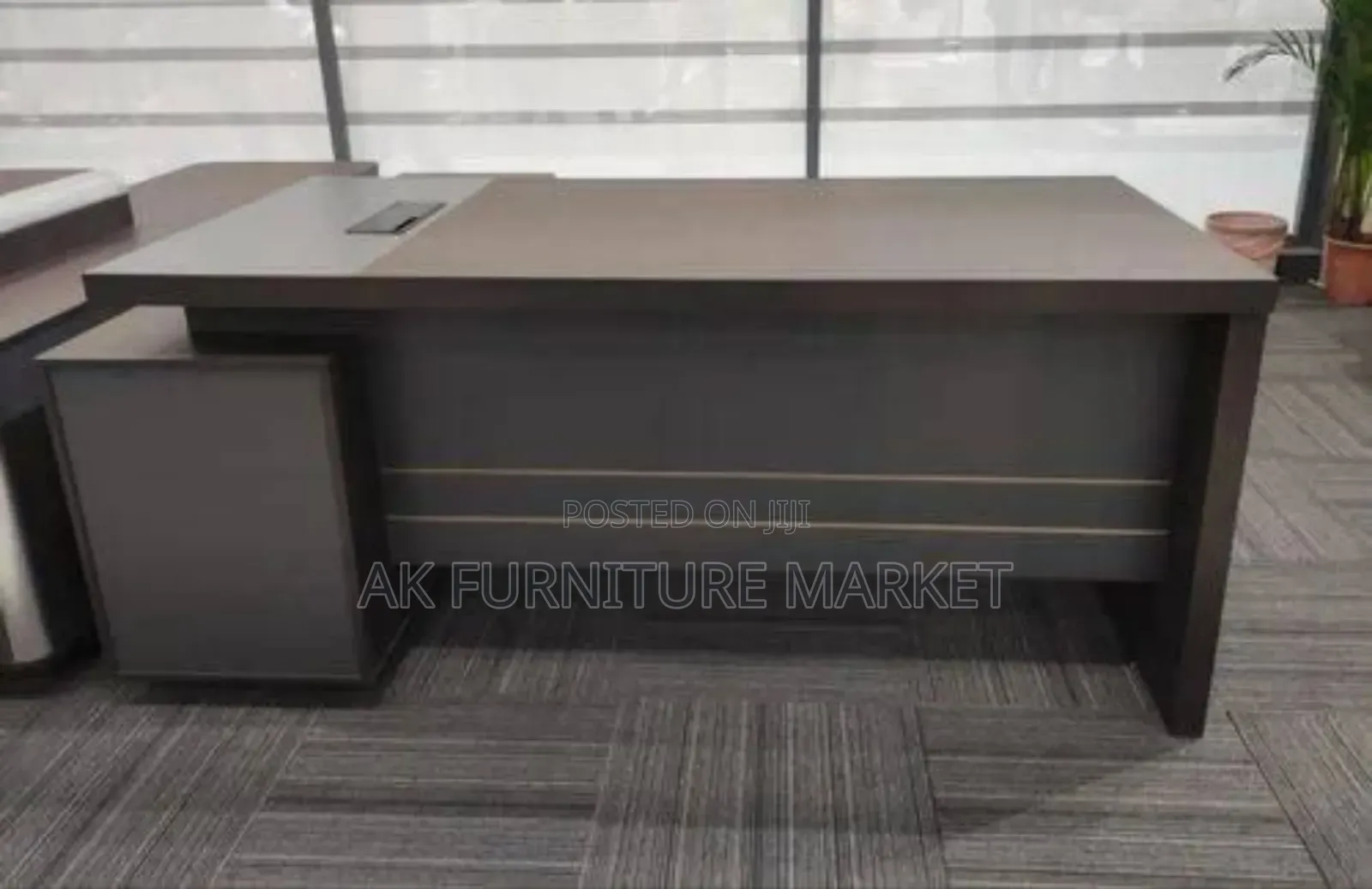 Modern Manager Table( Full Black )