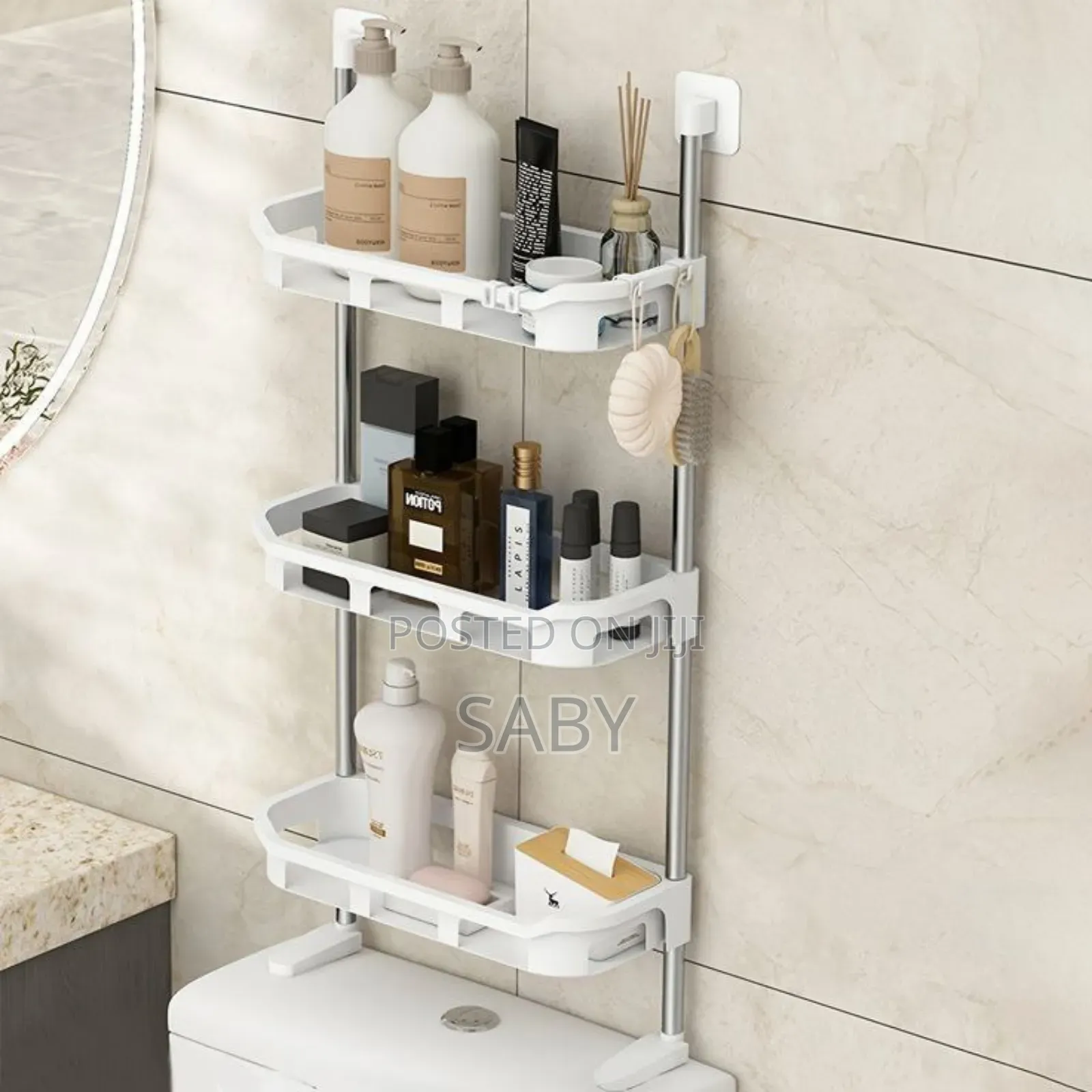 Kitchen and Toilet Storage Rack