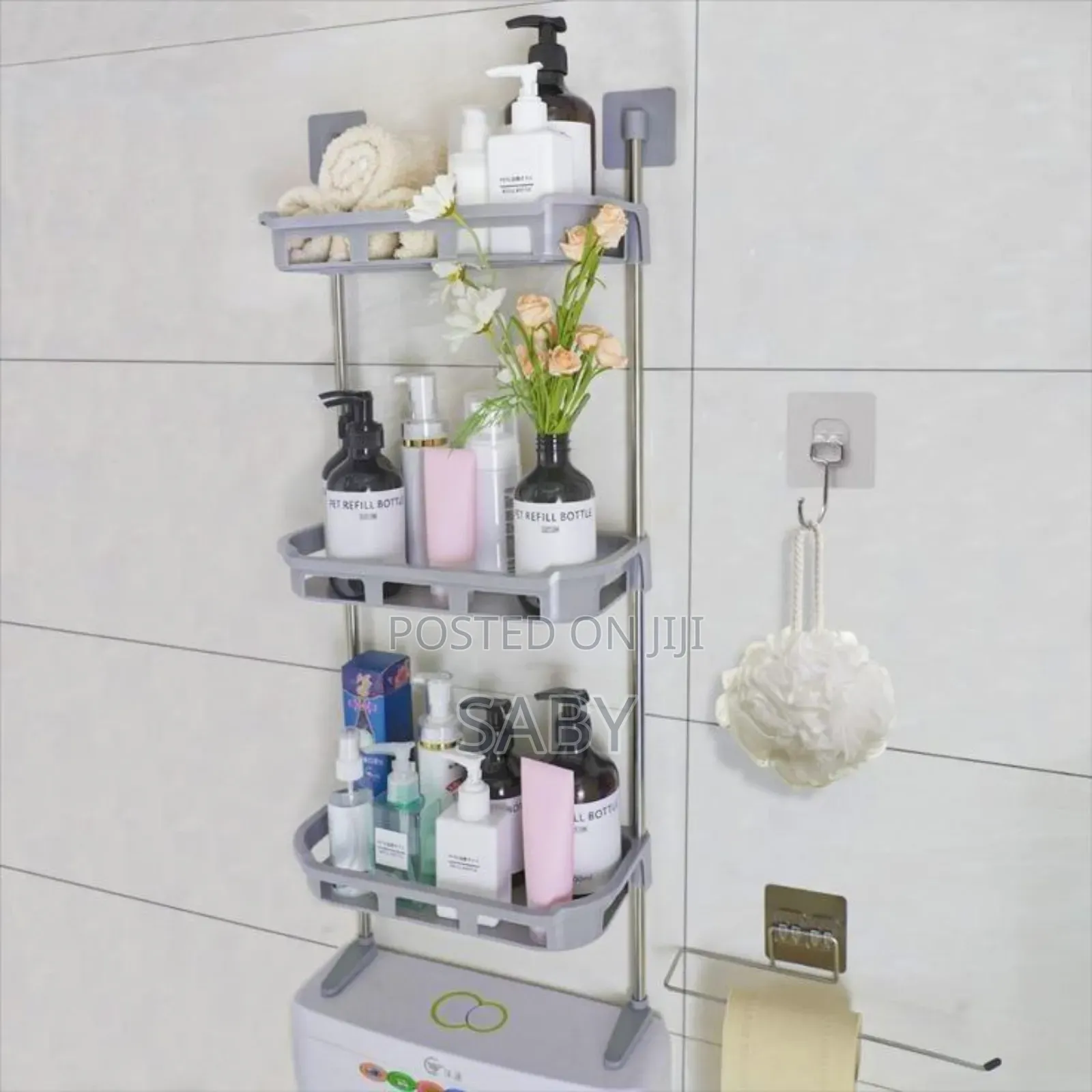 Kitchen and Toilet Storage Rack