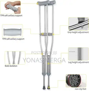 Crutches for Adults纖underarm Crutches盈,Nine Hole to Adjust