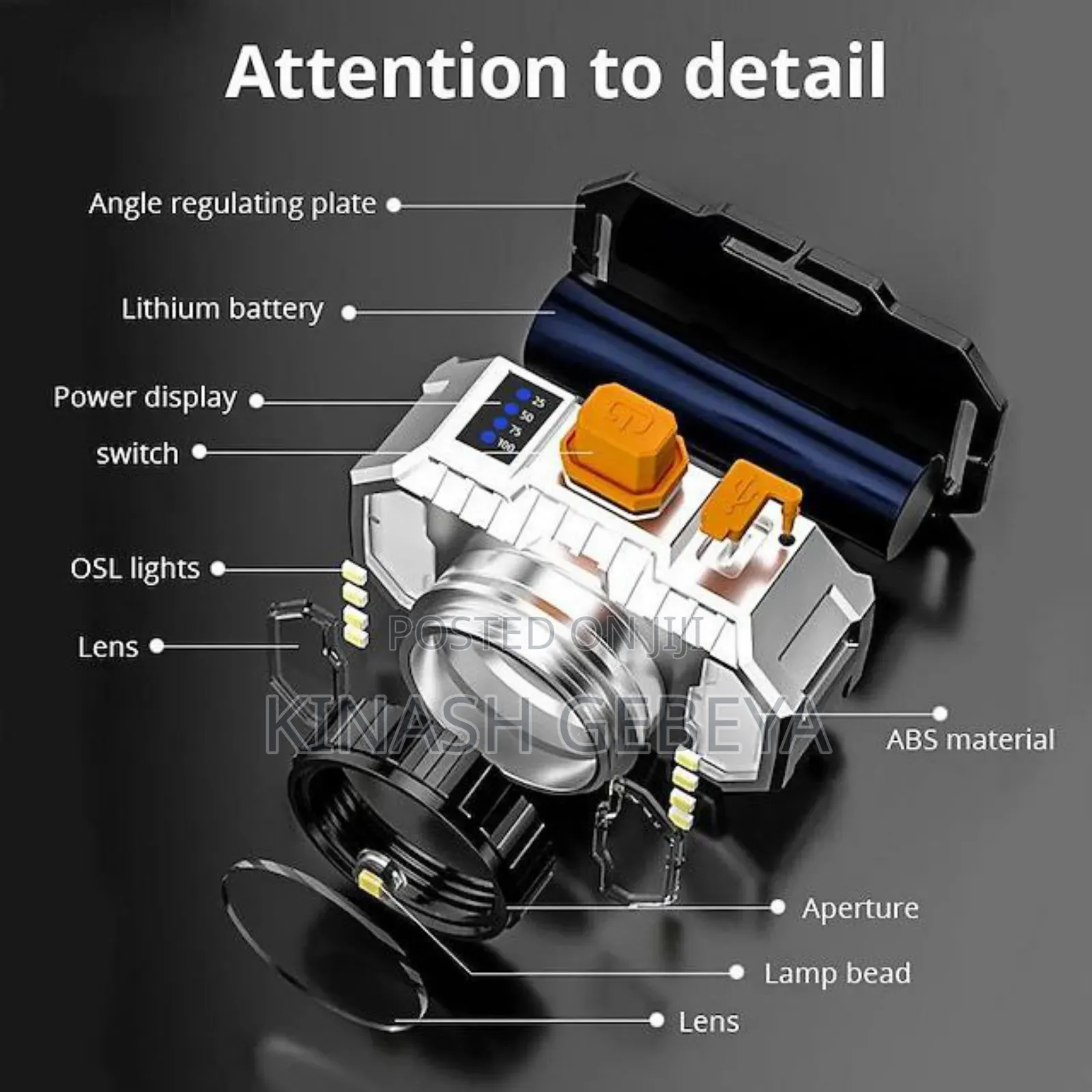 Top Quality Rechargeable Head Lamp