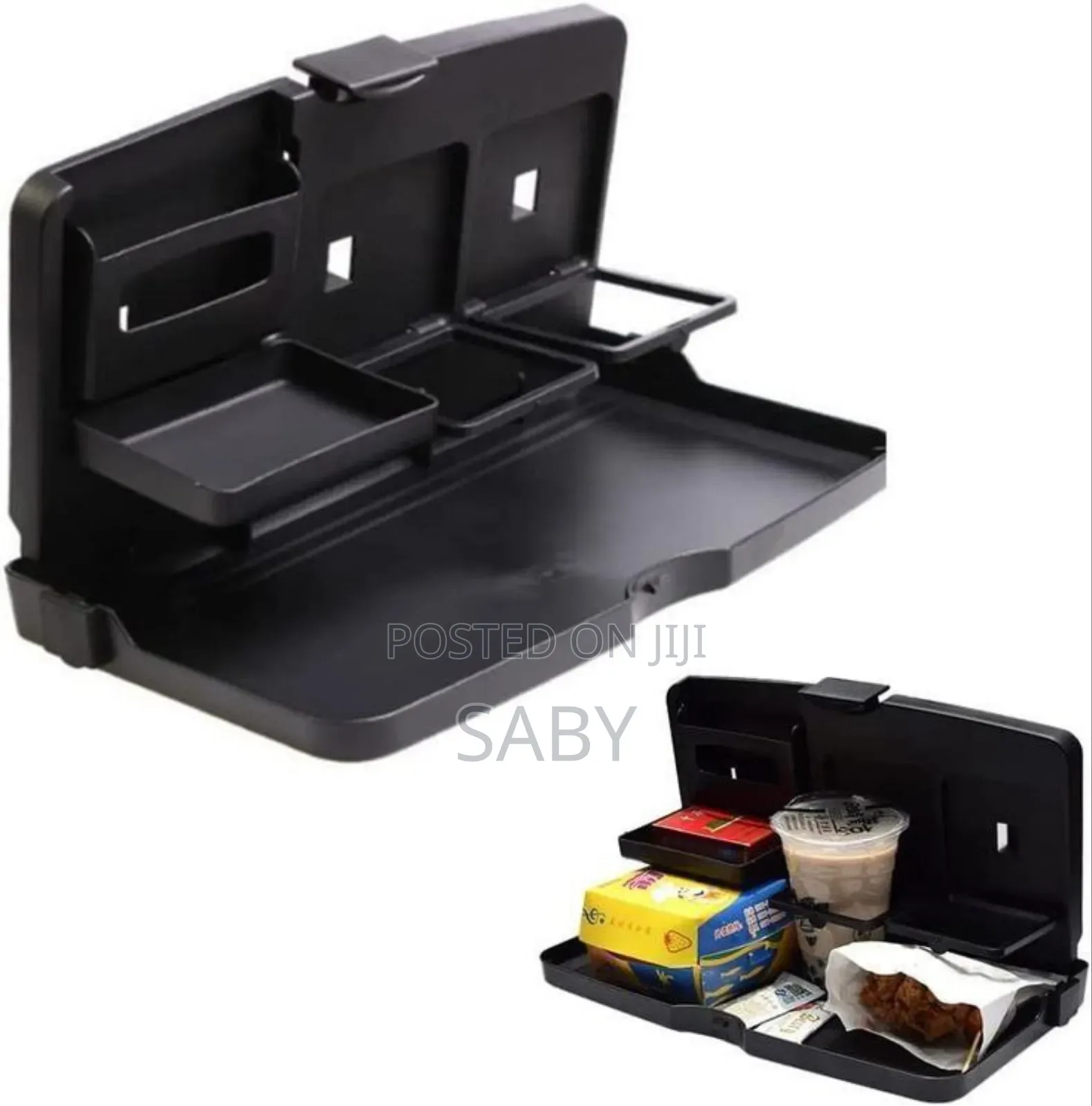 Portable Car Travel Dining Tray Organizer