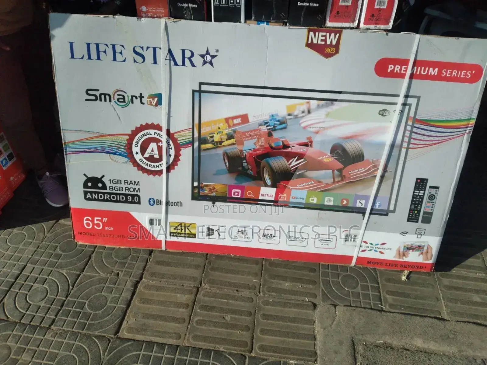 Life Star 65 Inch Smart Uhd Tv Double Glass Smart