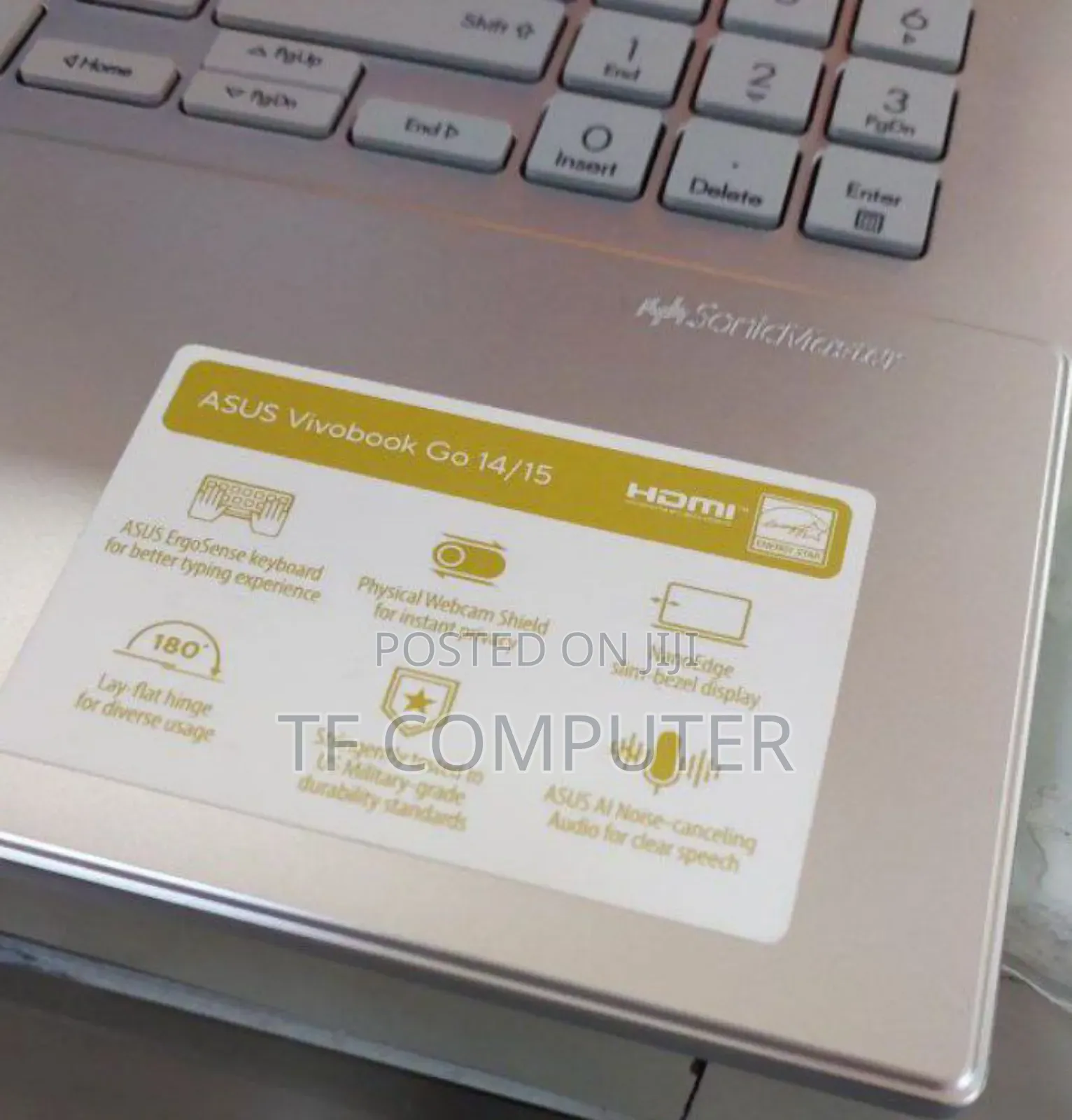 New Laptop Asus VivoBook 15 X505BA 8GB Intel Core I3 SSD 256GB