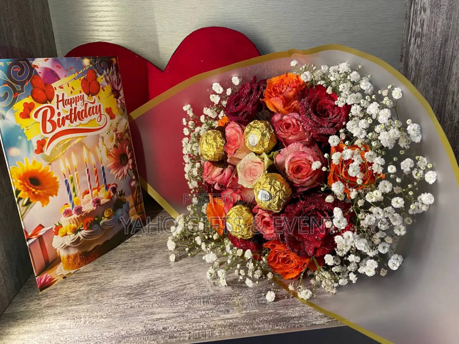 Flower  Chocolate  Gift