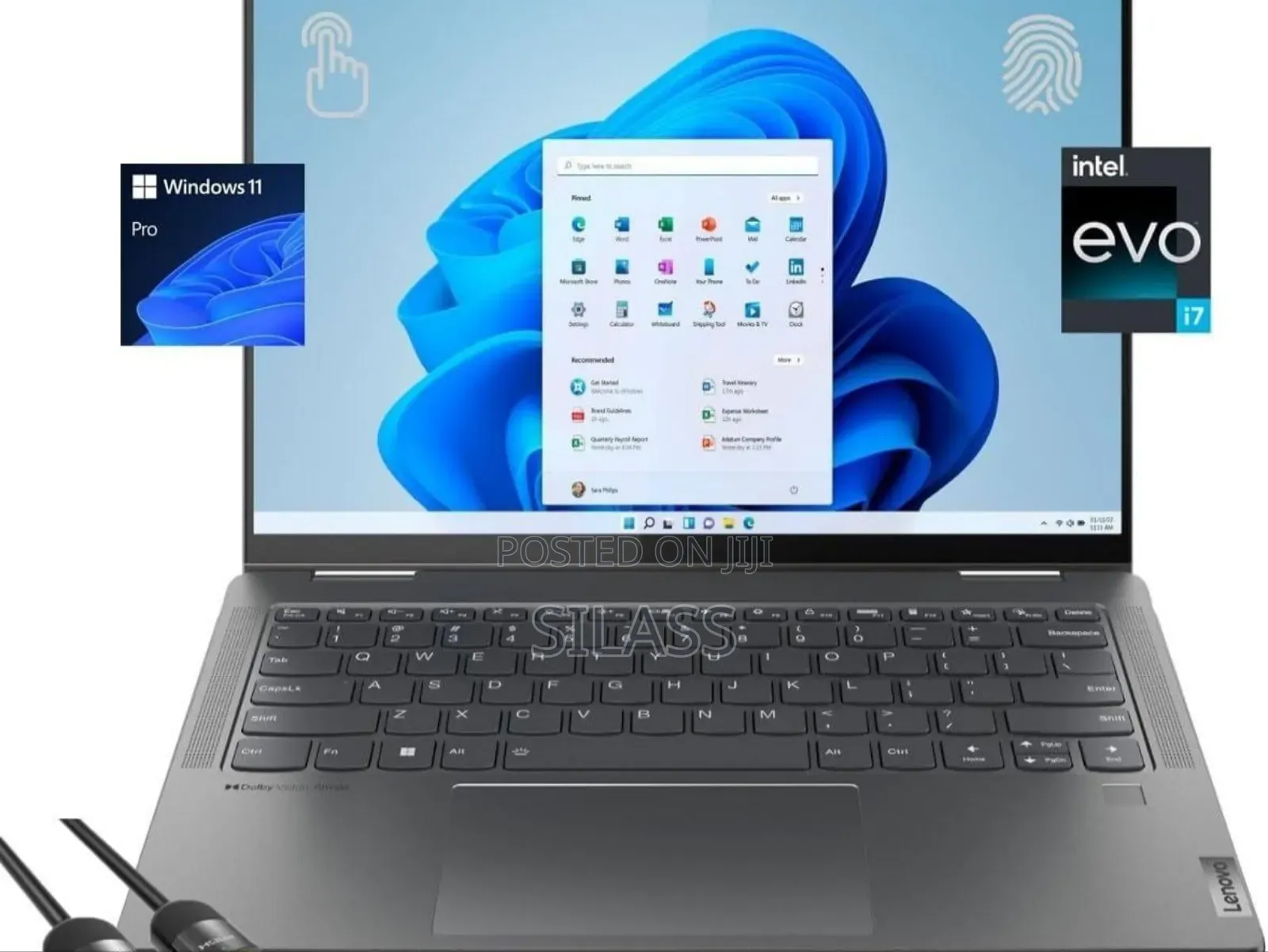 New Laptop Lenovo Yoga 7i 16GB Intel Core I7 SSD 512GB