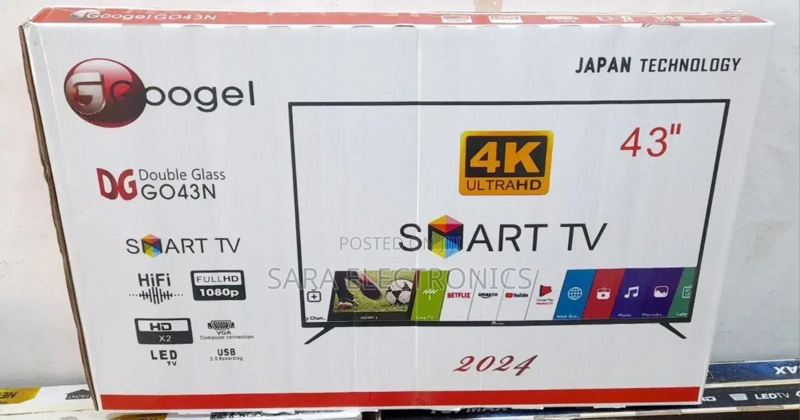 ◆Google 43" New 2026 Ultra Hd Smart Tv◆ Free Delivery