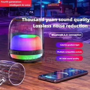 L30 Portable Bluetooth Speaker With LED Lights