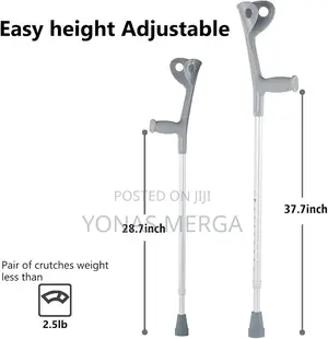 ክራንች¥High Load Capacity Elbow Forearm●圜pepe-Forearm Crutches
