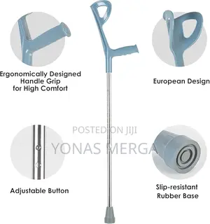 Provide Safer Support Crutches長¥Material:Aluminum Alloy ክራንች