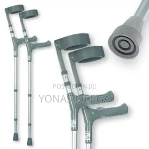 Elbow Forearm Walking Crutches¥~Aluminium, Rubber. Feature