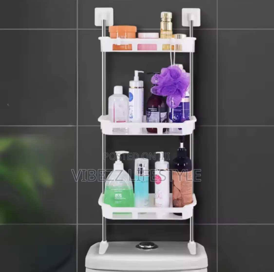 Stainless Steel Bathroom Rack - ጥራት ያለውና የማይዝግ መደርደሪያ
