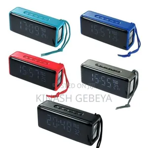 2in1 Portable Wireless Clock and Speaker