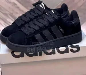Adidas Campus Full Black Suede Classic Shoes