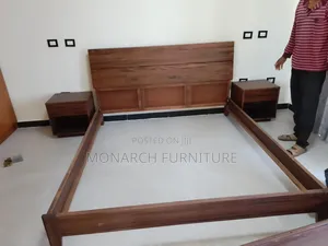 Custom Semi-Solid Wood Bed