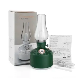 1200mah Rechargeable Vintage Humidifier – 6-Hour Spray + Auto Shutoff