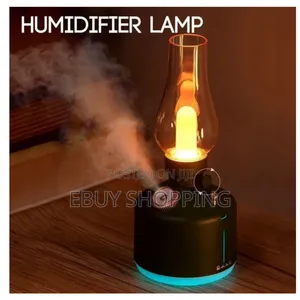 Colorful Atmosphere Vintage Lamp Humidifier–Second-speed Spray Control