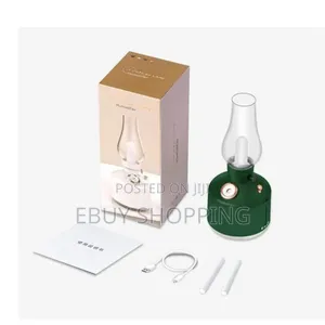 Usb Rechargeable Vintage Humidifier – Ideal for Bathroom, Living Room,