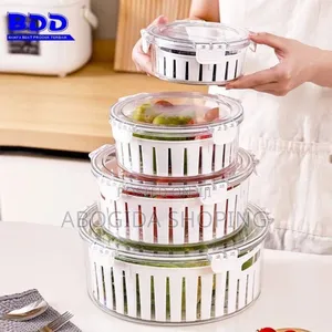 4 Refrigerator Food Storage Box