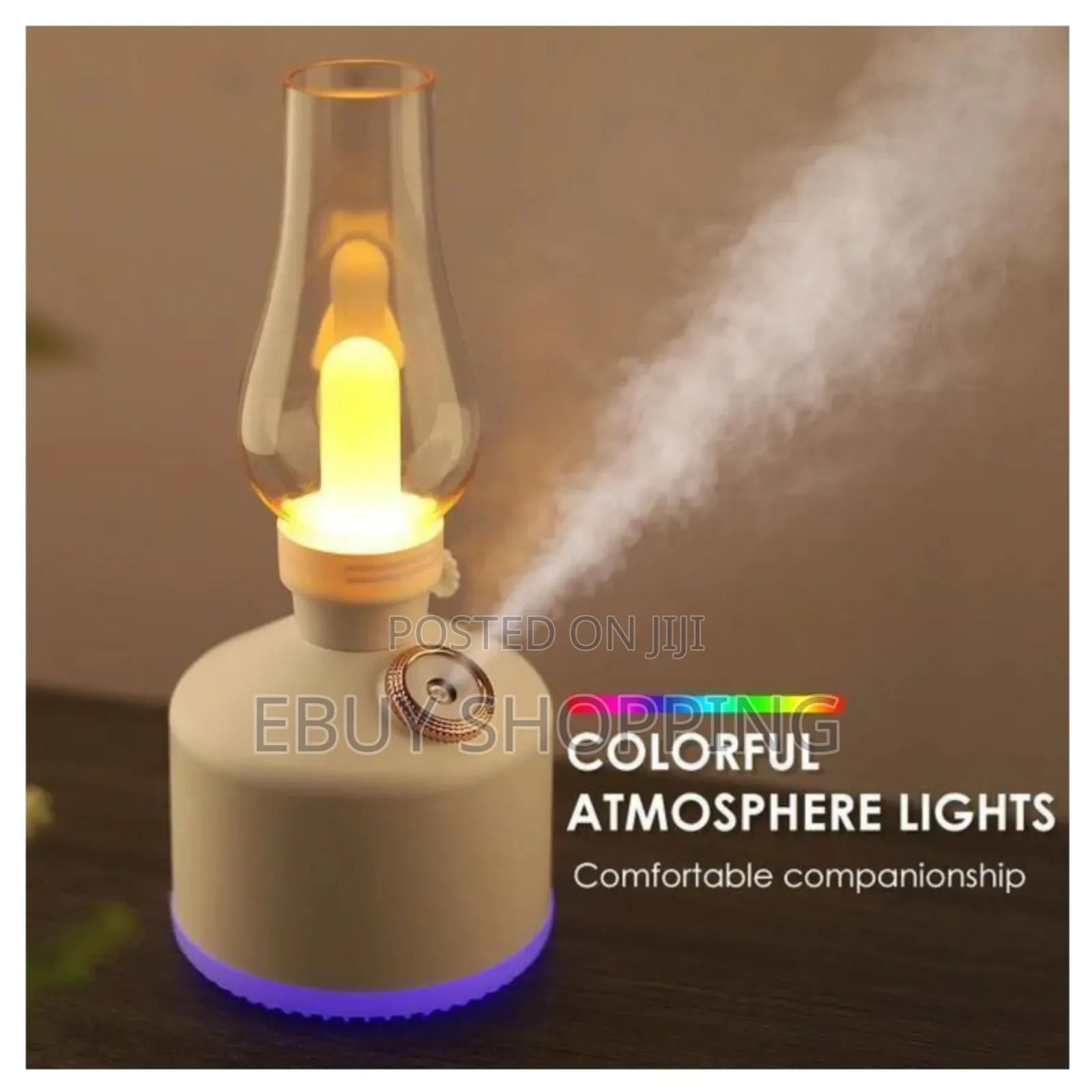 Electric Vintage Lamp Humidifier – Adjustable Brightness