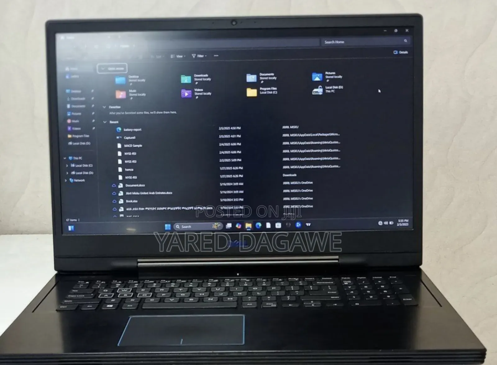 New Laptop Dell G15 5511 16GB Intel Core I7 HDD+SSD 1T